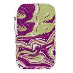 Vector Vivid Marble Pattern 5 Waist Pouch (small) by goljakoff