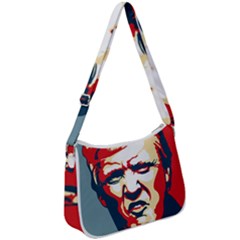 Trump Pop Art Zip Up Shoulder Bag by goljakoff