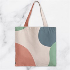 Abstract Shapes  Zipper Grocery Tote Bag by Sobalvarro