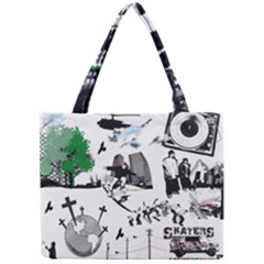 Skater-underground Mini Tote Bag by PollyParadise