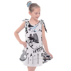 Skater-underground Kids  Tie Up Tunic Dress by PollyParadise