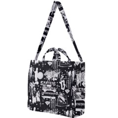 Skater-underground2 Square Shoulder Tote Bag by PollyParadise