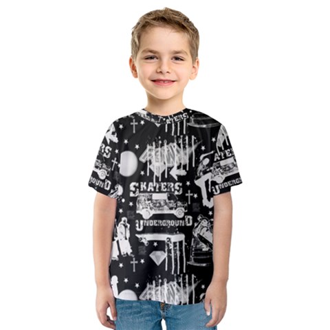 Skater-underground2 Kids  Sport Mesh Tee by PollyParadise