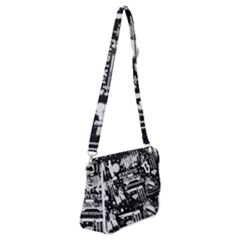 Skater-underground2 Shoulder Bag With Back Zipper by PollyParadise