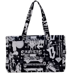 Skater-underground2 Canvas Work Bag by PollyParadise