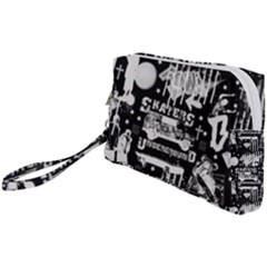 Skater-underground2 Wristlet Pouch Bag (small) by PollyParadise