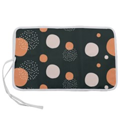 Black Peach White  Pen Storage Case (l) by Sobalvarro