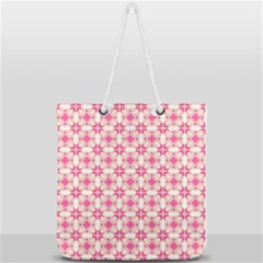 Pinkshabby Full Print Rope Handle Tote (large) by PollyParadise