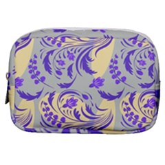 Folk Floral Pattern  Abstract Flowers Surface Design  Seamless Pattern Make Up Pouch (small) by Eskimos