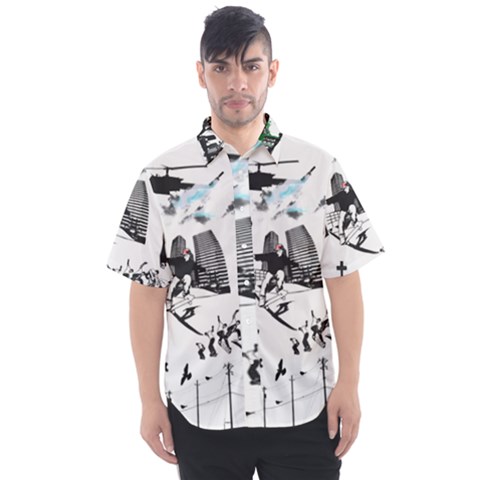 Skaterunderground Men s Short Sleeve Shirt by PollyParadise