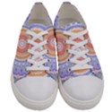 Pretty Pastel Boho Hippie Mandala Women s Low Top Canvas Sneakers View1