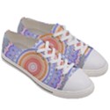 Pretty Pastel Boho Hippie Mandala Women s Low Top Canvas Sneakers View3