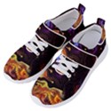 Nebula Starry Night Skies Abstract Art Women s Velcro Strap Shoes View2