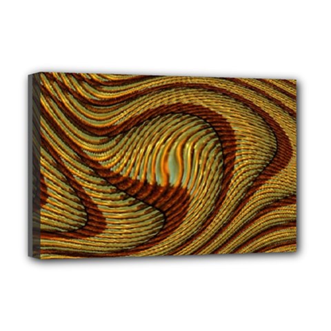 Golden Sands Deluxe Canvas 18  X 12  (stretched) by LW41021