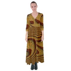 Golden Sands Button Up Maxi Dress by LW41021