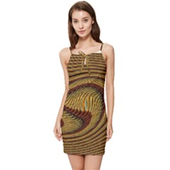 Golden Sands Summer Tie Front Dress by LW41021