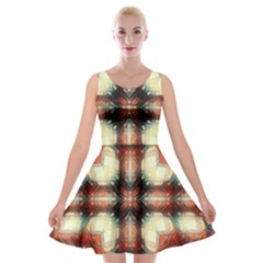 Royal Plaid  Velvet Skater Dress by LW41021