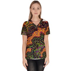 Goghwave Women s V-neck Scrub Top by LW41021