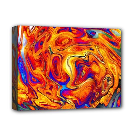 Sun & Water Deluxe Canvas 16  X 12  (stretched)  by LW41021