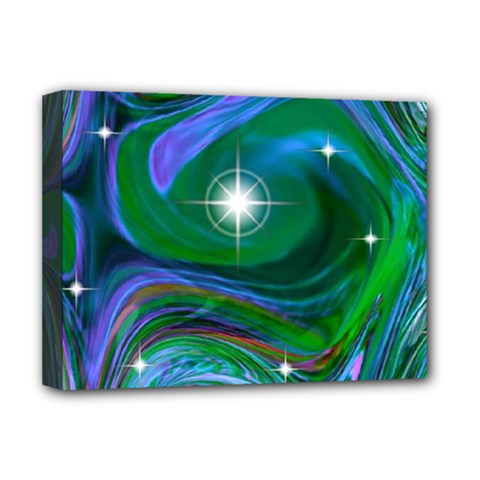 Night Sky Deluxe Canvas 16  X 12  (stretched)  by LW41021