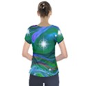 Night Sky Short Sleeve Front Detail Top View2