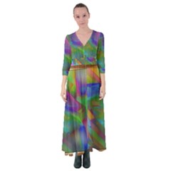 Prisma Colors Button Up Maxi Dress by LW41021