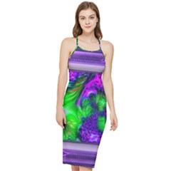 Feathery Winds Bodycon Cross Back Summer Dress by LW41021