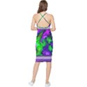 Feathery Winds Bodycon Cross Back Summer Dress View2