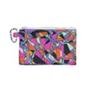 Abstract Canvas Cosmetic Bag (Small) View1