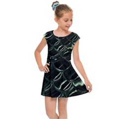 Dragon Scales Kids  Cap Sleeve Dress by PollyParadise