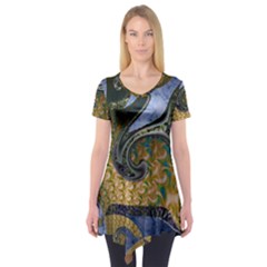 Ancient Seas Short Sleeve Tunic  by LW323