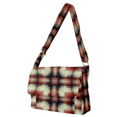 Royal Plaid Full Print Messenger Bag (m) by LW323