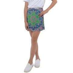 Spring Flower3 Kids  Tennis Skirt by LW323