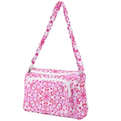 Pink Petals Front Pocket Crossbody Bag by LW323