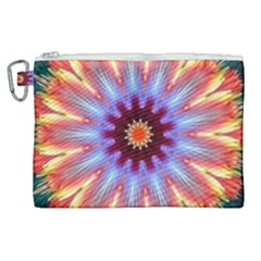 Passion Flower Canvas Cosmetic Bag (xl) by LW323