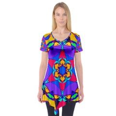 Fairground Short Sleeve Tunic  by LW323