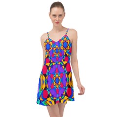 Fairground Summer Time Chiffon Dress by LW323