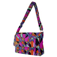 Abstract 2 Full Print Messenger Bag (m) by LW323