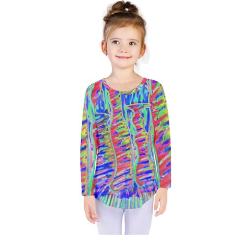 Vibrant-vases Kids  Long Sleeve Tee by LW323