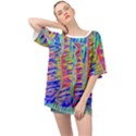 Vibrant-vases Oversized Chiffon Top View1