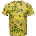 Folk floral pattern. Abstract flowers surface design. Seamless pattern Men s Cotton Tee View1