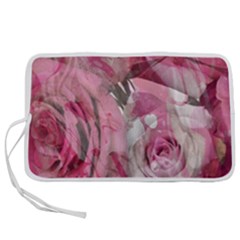 Roses Marbling  Pen Storage Case (s) by kaleidomarblingart