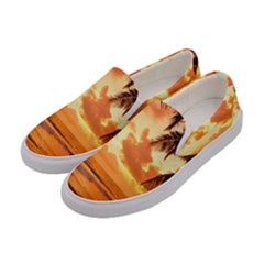 Sunset Beauty Women s Canvas Slip Ons by LW323