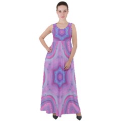 Cotton Candy Empire Waist Velour Maxi Dress by LW323