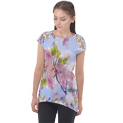 Bloom Cap Sleeve High Low Top by LW323