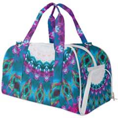 Peacock Burner Gym Duffel Bag by LW323