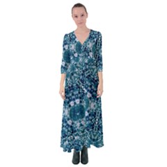 Blue Heavens Button Up Maxi Dress by LW323