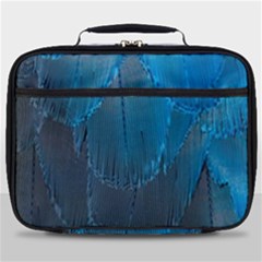 Feathery Blue Full Print Lunch Bag by LW323