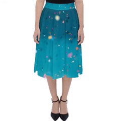 Bluesplash Classic Midi Skirt by LW323