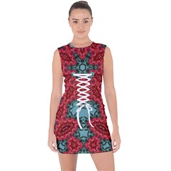 Holly Lace Up Front Bodycon Dress by LW323